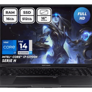 ASUS X1605VA-MB1027 - INTEL CORE I7 13700H - 13ª GENERACION
