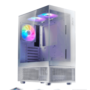 Caja Xpg Invader X Mini Vid Temp + 5 ARGB Blanco