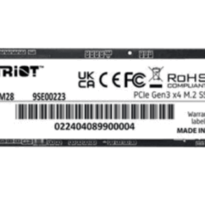 Unidad De Estado Solido Ssd (M2) Nvme 256gb Patriot P320 2200 X 1200