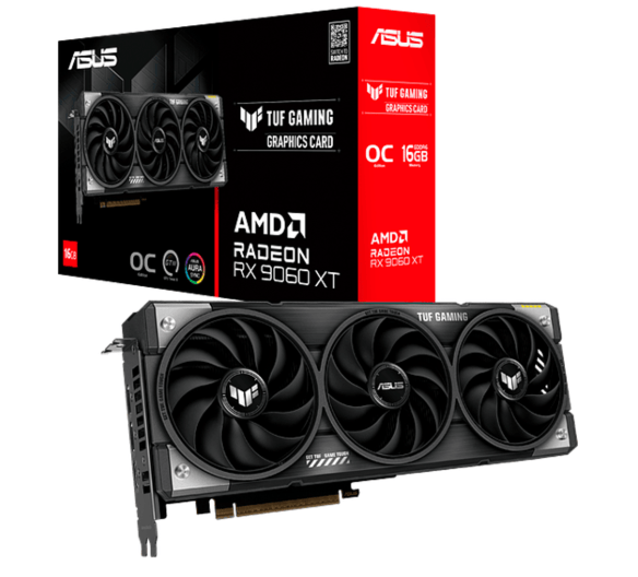 Tarjeta de Video Asus Tuf Amd Radeon Rx 9060xt Oc 3x 16 Gigas
